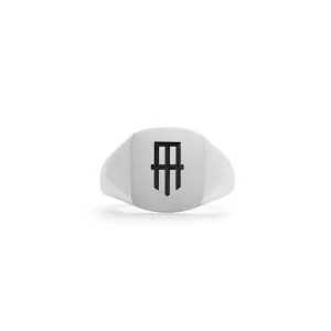 WINGTIP RECTANGLE SIGNET RING