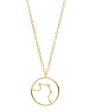 Zodiac Necklace Libra 18ct Gold Plated