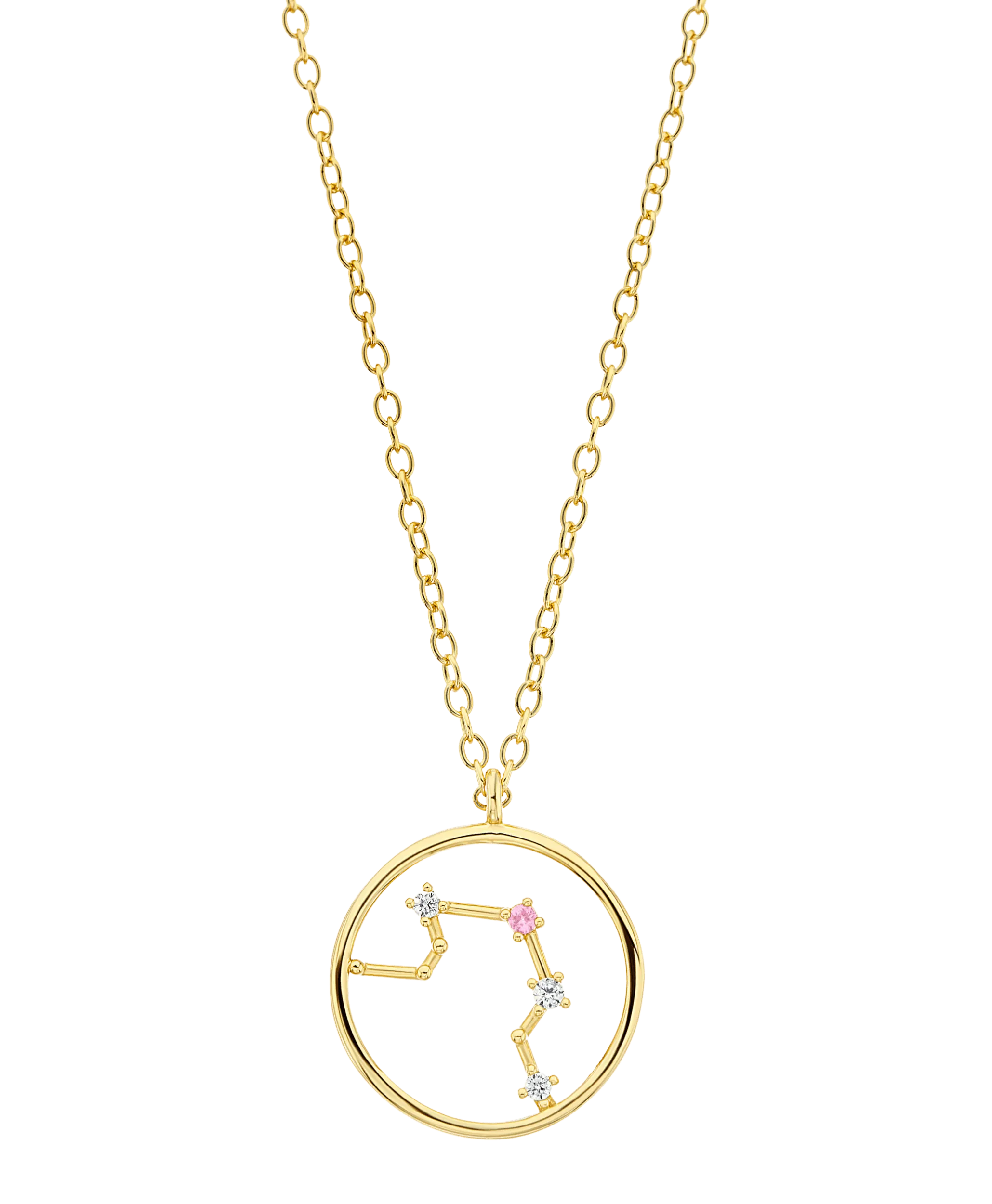 Zodiac Necklace Libra 18ct Gold Plated